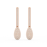 Load image into Gallery viewer, Diamond Dazzle Lab Grown Diamond Drop Earrings by Stefee Jewels