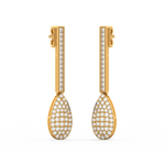 Load image into Gallery viewer, Diamond Dazzle Lab Grown Diamond Drop Earrings by Stefee Jewels