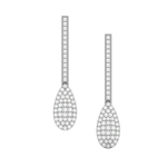 Load image into Gallery viewer, Diamond Dazzle Lab Grown Diamond Drop Earrings by Stefee Jewels