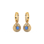 Load image into Gallery viewer, Dazzling Lab Grown Diamond Hoops By Stefee Jewels