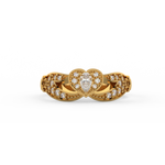 Load image into Gallery viewer, The Crown Lab Grown Diamond Wedding Ring by Stefee Jewels
