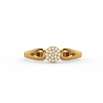Load image into Gallery viewer, The Halo-Twisted Lab Grown Diamond Ring by Stefee Jewels