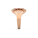 Load image into Gallery viewer, Mermaid Petals Shaped Lab Grown Diamond Ring by Stefee Jewels