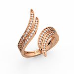 Load image into Gallery viewer, Swirl Lab Grown Diamond Ring by Stefee Jewels