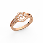 Load image into Gallery viewer, The Connected Stones Lab Grown Diamond Ring by Stefee Jewels