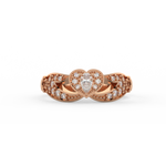 Load image into Gallery viewer, The Crown Lab Grown Diamond Wedding Ring by Stefee Jewels