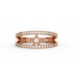 Load image into Gallery viewer, The Round Star Lab Grown Diamond Ring by Stefee Jewels