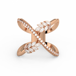 Load image into Gallery viewer, Brilliant Petals Lab Grown Diamond Ring by Stefee Jewels