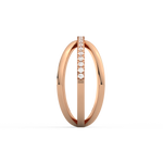 Load image into Gallery viewer, Criss-Cross Lab Grown Diamond Ring by Stefee Jewels
