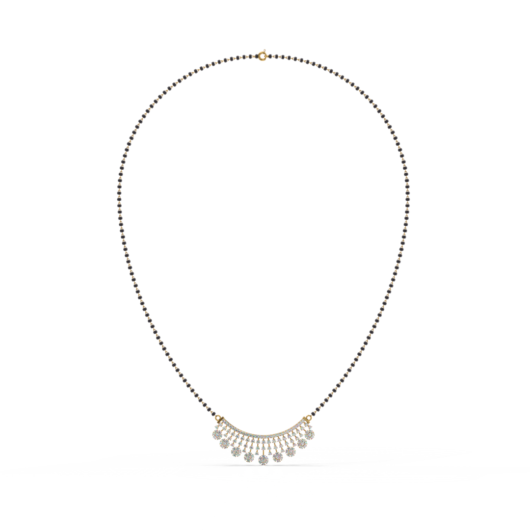 Diamond Cocktail Necklace by Stefee Jewels