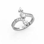 Load image into Gallery viewer, Delicate Lab Grown Diamond Ring for her dreams by Stefee Jewels