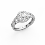 Load image into Gallery viewer, Bold & Stylish Lab Grown Diamond Engagement Ring by Stefee Jewels