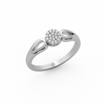 Load image into Gallery viewer, The Halo-Twisted Lab Grown Diamond Ring by Stefee Jewels