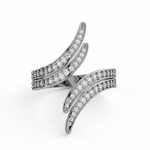 Load image into Gallery viewer, Swirl Lab Grown Diamond Ring by Stefee Jewels