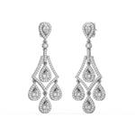 Load image into Gallery viewer, Classic Double Drop Hoops By Stefee Jewels