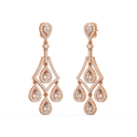 Load image into Gallery viewer, Classic Double Drop Hoops By Stefee Jewels