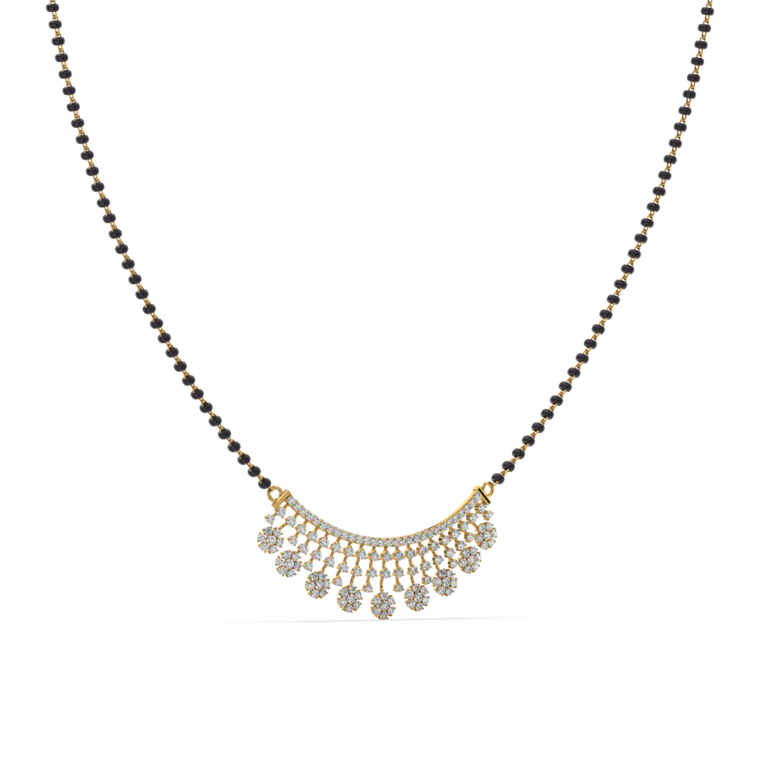 Diamond Cocktail Necklace by Stefee Jewels