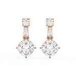 Load image into Gallery viewer, Crystal Charmer Lab Grown Diamond Stud Earrings by Stefee Jewels