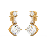 Load image into Gallery viewer, Crystal Charmer Lab Grown Diamond Stud Earrings by Stefee Jewels