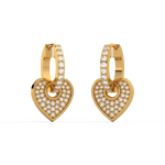 Load image into Gallery viewer, Dazzling Dreams Lab Grown Diamond Hoop Earrings by Stefee Jewels