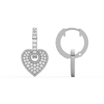 Load image into Gallery viewer, Dazzling Dreams Lab Grown Diamond Hoop Earrings by Stefee Jewels
