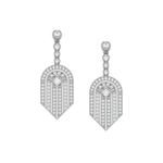 Load image into Gallery viewer, Brilliant Blossoms Lab Grown Diamond Drop Earrings by Stefee Jewels