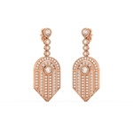 Load image into Gallery viewer, Brilliant Blossoms Lab Grown Diamond Drop Earrings by Stefee Jewels