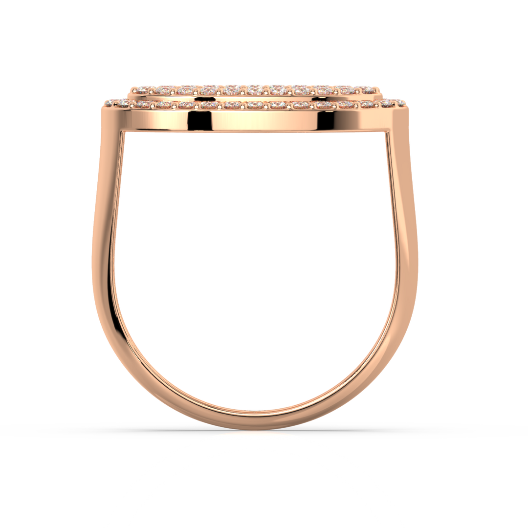 Oval Lab Grown Diamond   Ring by Stefee Jewels