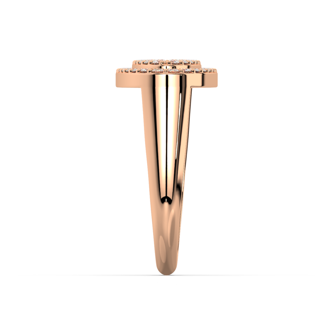 Oval Lab Grown Diamond   Ring by Stefee Jewels