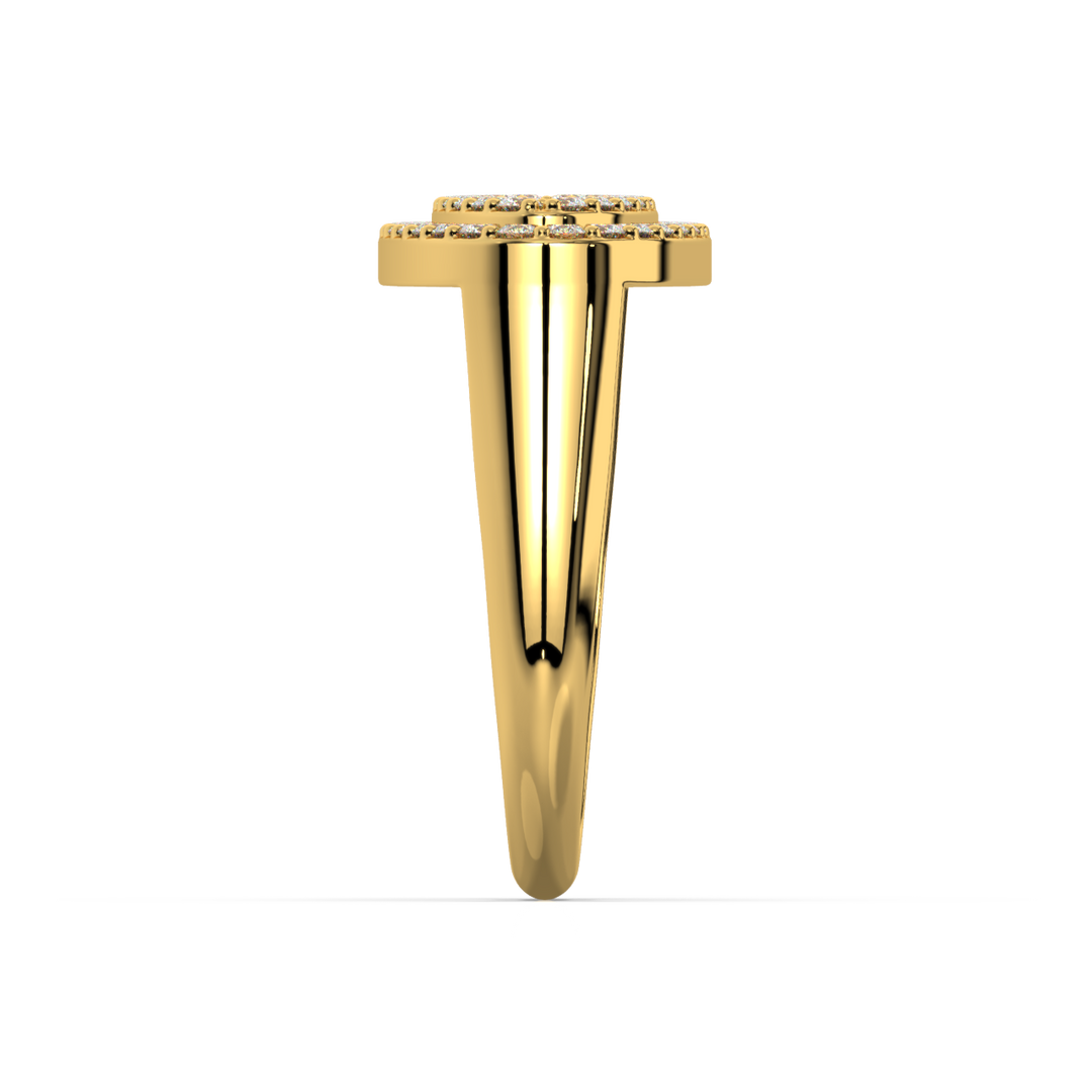 Oval Lab Grown Diamond   Ring by Stefee Jewels