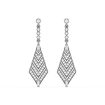Load image into Gallery viewer, Dazzling Delight Lab Grown Diamond Drop Earrings by Stefee Jewels