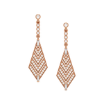 Load image into Gallery viewer, Dazzling Delight Lab Grown Diamond Drop Earrings by Stefee Jewels