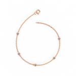 Load image into Gallery viewer, Bazel Set 5 Lab Grown Diamond Bracelet by Stefee