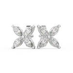 Load image into Gallery viewer, Marquise Flower Lab Grown Diamond Earrings by Stefee