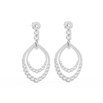 Load image into Gallery viewer, Timeless Round  Lab Grown Diamond Earrings By Stefee Jewels