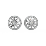 Load image into Gallery viewer, Radiant Round Lab Grown Diamond Studd Earrings by Stefee Jewels