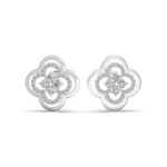 Load image into Gallery viewer, Radiant Reflections Lab Grown Diamond Stud Earrings by Stefee Jewels