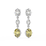 Load image into Gallery viewer, Elegant Glimmer Lab Grown Diamond Drop Earrings by Stefee Jewels