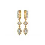 Load image into Gallery viewer, Glittering Grace Lab Grown Diamond Drop Earrings by Stefee Jewels