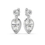 Load image into Gallery viewer, The Leafy  Lab Grown Diamond Earrings By Stefee Jewels