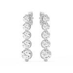 Load image into Gallery viewer, Elegant Double  Lab Grown Diamond Studs By Stefee Jewels