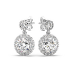 Load image into Gallery viewer, Signature Cross  Lab Grown Diamond Studs By Stefee Jewels