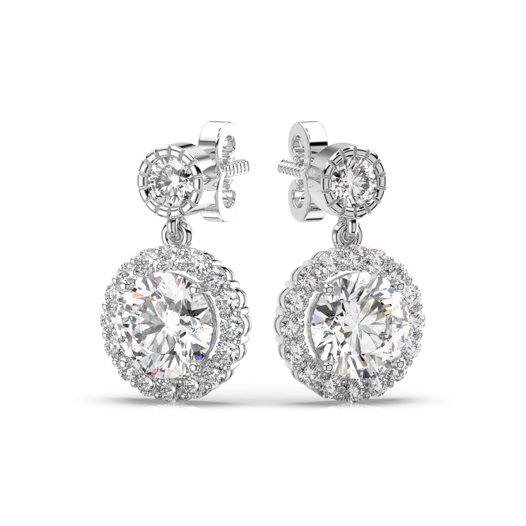Signature Cross  Lab Grown Diamond Studs By Stefee Jewels