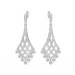 Load image into Gallery viewer, Timeless Sparkle Lab Grown Diamond Drop Earrings by Stefee Jewels