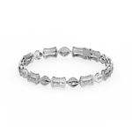 Load image into Gallery viewer, Minimalist Sparkle Lab Grown Diamond Chain Bracelet by Stefee Jewels