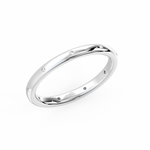 Load image into Gallery viewer, Stacking Band Ring with 9 Lab Grown Diamond Ring by Stefee Jewels