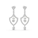 Load image into Gallery viewer, Sparkling Stars Lab Grown Diamond Drop Earrings by Stefee Jewels