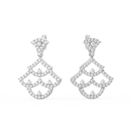 Load image into Gallery viewer, Brilliant Chains Lab Grown Diamond Drop Earrings by Stefee Jewels