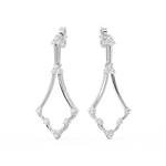 Load image into Gallery viewer, Glitter Streams Lab Grown Diamond Drop Earrings by Stefee Jewels