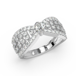 Load image into Gallery viewer, Alluring Diamond Lab Grown Diamond Ring for Wedding by Stefee Jewels